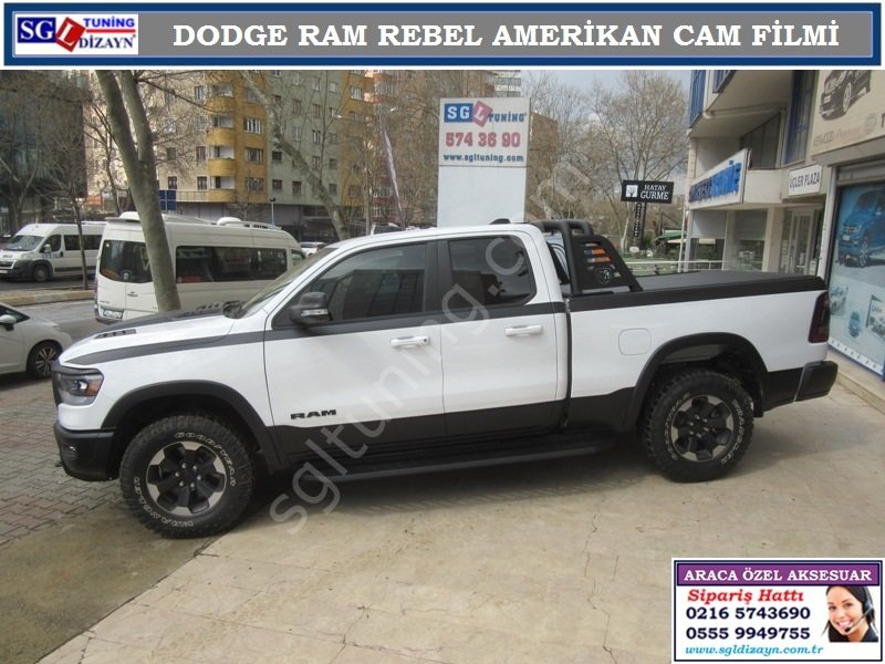 DODGE RAM REBEL CAM FİLMİ UYGULAMASI DODGE RAM AKSESUARLARI SGL TUNİNG