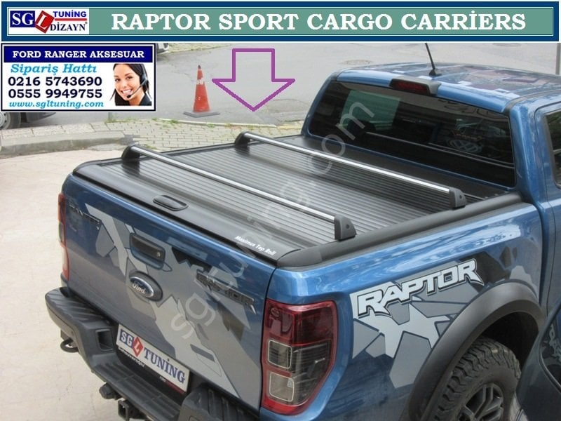 FORD RANGER RAPTOR SPORT CARGO CARRİER SÜRGÜLÜ KAPAK ÜZERİ TAŞIYICI BAR SGL TUNİNG