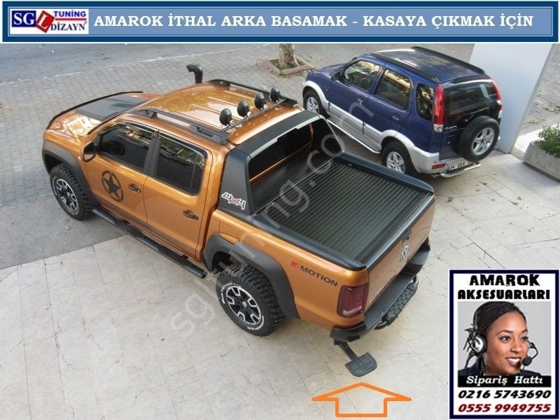 AMAROK T-STEP ARKA KASA BASAMAK AMAROK OFF-ROAD AKSESUARLARI