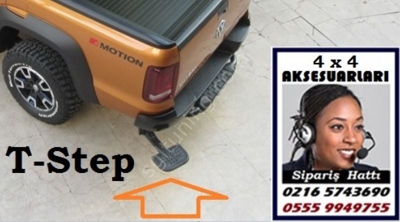 FORD RANGER WILDTRAK T-STEP ARKA KASA BASAMAK WILDTRAK OFF-ROAD AKSESUARLARI