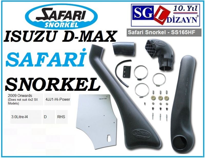 ISUZU D-MAX SAFARİ SNORKEL SS165HF