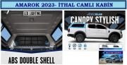 YENİ AMAROK 2023+ İTHAL CAMLI KABİN POP UP YUKARI AÇILIR CAMLI AMAROK 2023+ AKSESUARLARI