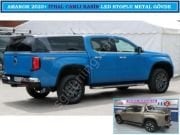 YENİ AMAROK 2023+ İTHAL CAMLI KABİN LED STOPLU METAL GÖVDELİ AMAROK 2023+ AKSESUARLARI