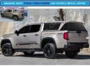 YENİ AMAROK 2023+ İTHAL CAMLI KABİN LED STOPLU METAL GÖVDELİ AMAROK 2023+ AKSESUARLARI