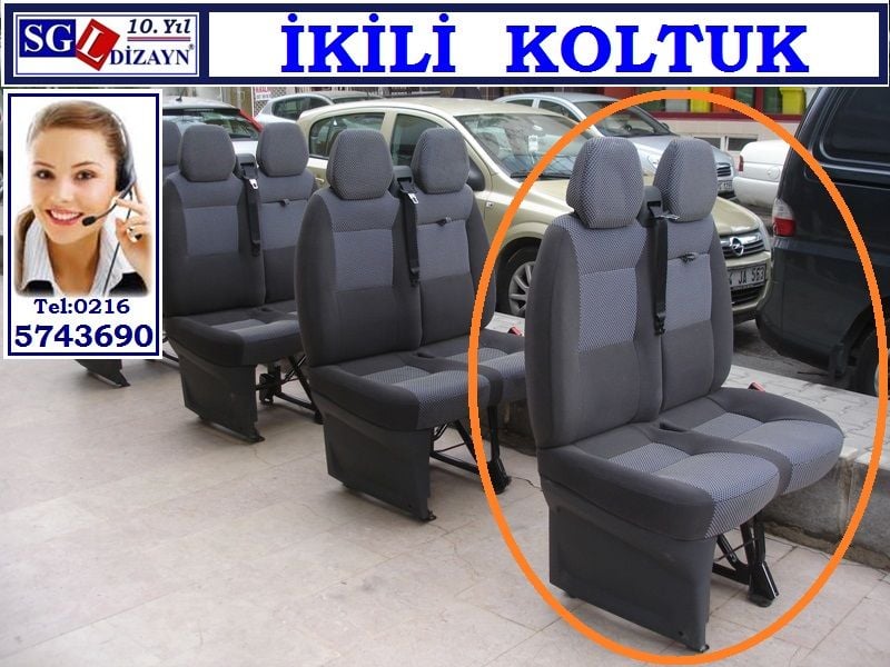 DUCATO ÖN İKİLİ KOLTUK ORJİNAL