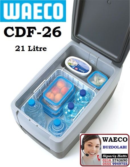 Oto Buzdolabı CDF-26 Waeco CoolFreeze Soğutucu CDF-26 (Kompresörlü)