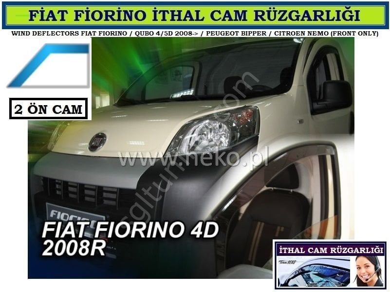 FİAT FİORİNO ÖZEL CAM RÜZGARLIĞI - 2 ÖN CAM HEKO