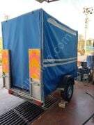 ATV MOTORSİKLET VE YÜK RÖMORKU ÇOK AMAÇLI RAMPALI BRANDALI RÖMORK