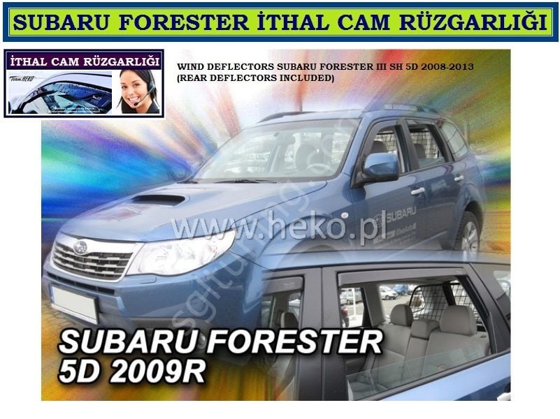 SUBARU FORESTER 2008-2013 ÖZEL CAM RÜZGARLIĞI - KAMPANYA ÜRÜNÜ HEKO