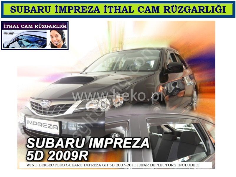 SUBARU İMPREZA 2007-2011 ÖZEL CAM RÜZGARLIĞI - KAMPANYA ÜRÜNÜ HEKO